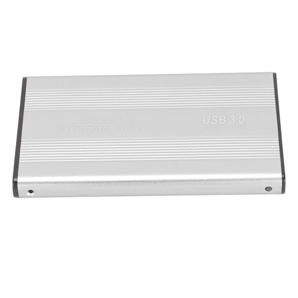USB3.0 HDD-kabinett 2,5 tommer 5 Gbps Ultra tynn lett HDD-kabinett-adapter for bærbare datamaskiner for WIN 7 for WIN 10 Sølv
