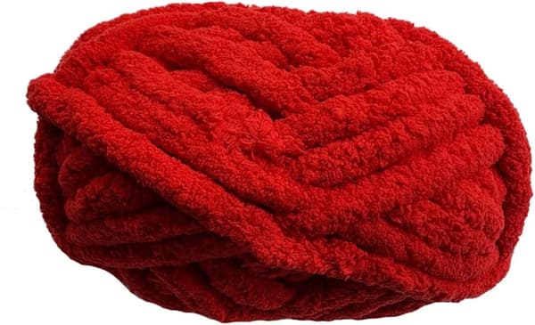Tykt Chunky Chenille Garn Kompatibel med Håndlavede Tæpper, Superblødt Stort Jumbo Garn[BEMS] Ed