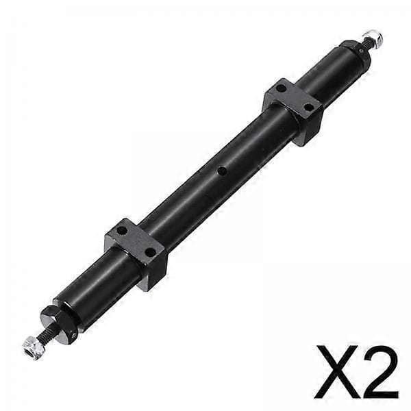 2X Metall Bakaksel Passer Tamiya 1/14 RC Tilhenger Biltilbehør 140mm
