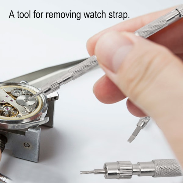 1kpl metallisen watch irrotustangon irrotusjousen kiinnityskorjaustyökalu/