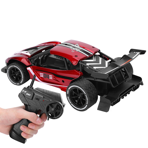 1/16 2.4G RC Legering Hög Hastighet Drifting Trådlösa Leksaker Racing Fjärrstyrd Bil 8004röd