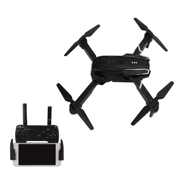 S2 4K Dobbelt HD Kamera Luftfoto Foldbar RC Quadcopter Børsteløs 5G WIFI Drone Sort