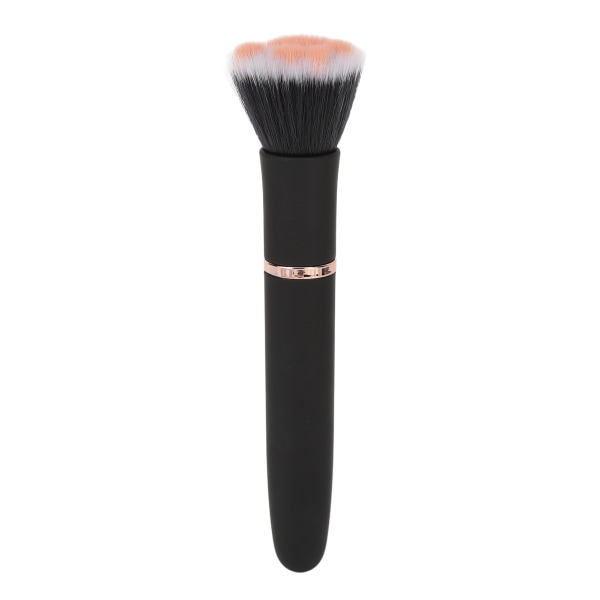 Makeup Brush Foundation Blush Loose Powder Brush 10 Gears Vibration Elektrisk Massasjebørste Svart ++/
