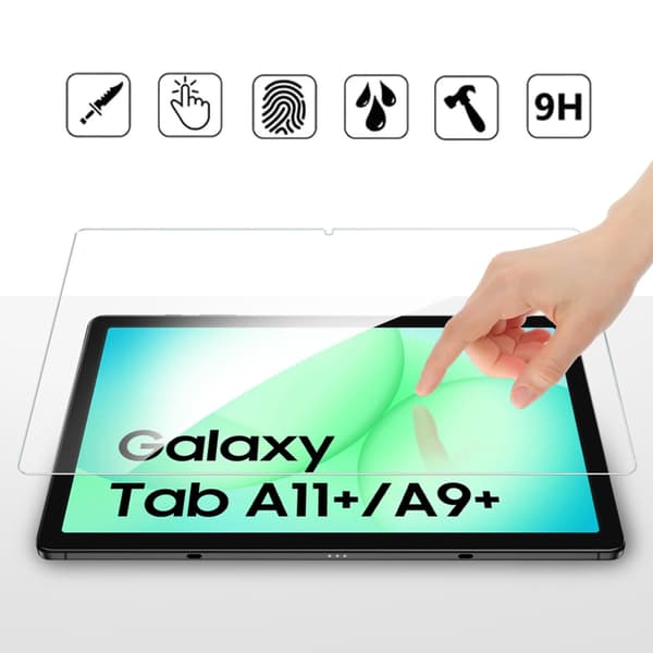 【BEMS】1SWEDEN Compatible with Samsung Galaxy Tab A11+ Screen Protector Tempered Glass 9H transparent