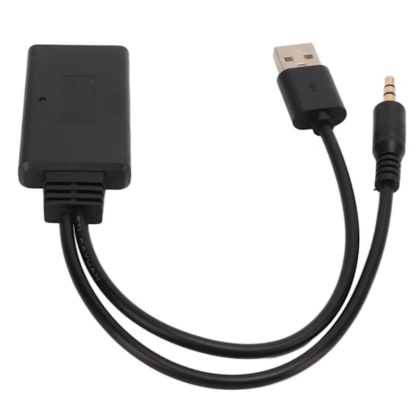 Universal Bluetooth 5.0-modtager Bilstereo-lydadapter USB Aux-kabel til bil