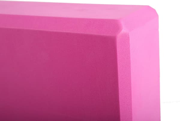 Yogablock 2 st gymnastikstenar - Bekväma yogablock, halkfria, lätta och resevänliga pilatesövningar Pink