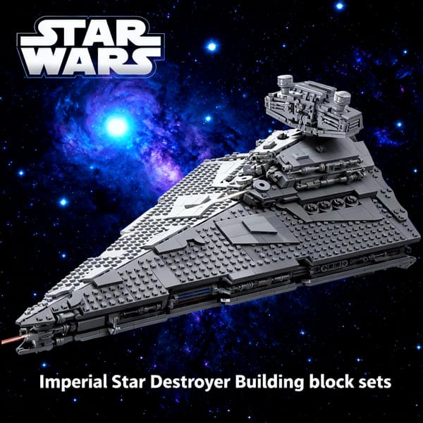 2326 Pieces Imperial Star Destroyer Building Block Set Very Difficult, Perfect for Home Decor ABS ABS TGL-T2047