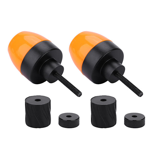 Cykelstyr-End LED Blinklys - Sikkerhedsadvarselslamper (1 Par)