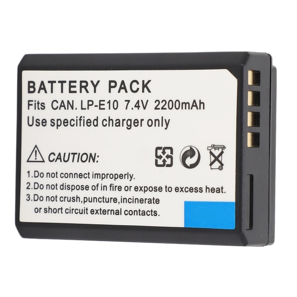 LP E10 Batteri Digitalkamera Batteri til EOS1300D 1100D 1200D 1300D 1500D 3000D 4000D til EOS Rebel T3 T5 Kiss X50 X70 X80 X90/