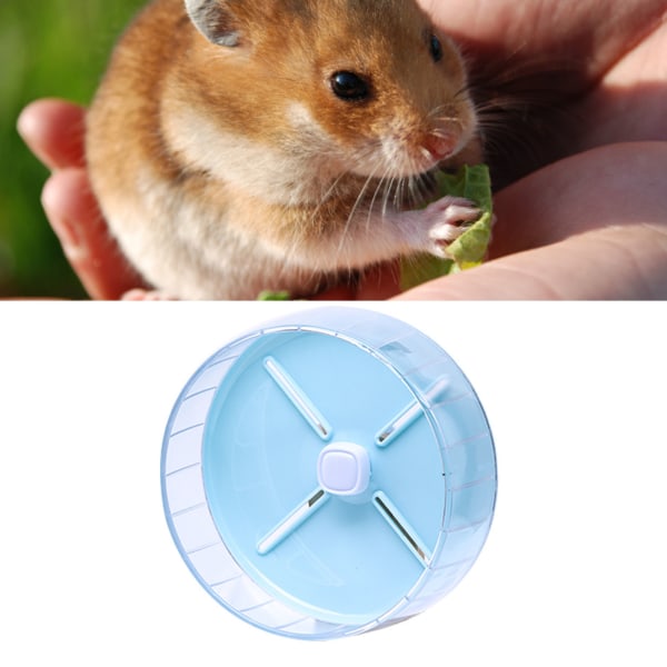 TIMH hamster treningsløpehjul Stille hamsterhjul leker for små kjæledyr Hamsterbur 26 cm/10,2 tommer blå