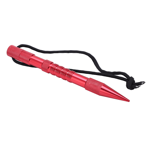 FID-paracordineula Alumiiniseos Paracord Fids Tarvikkeet Nahka- Tai Paracord-Työhön Punainen