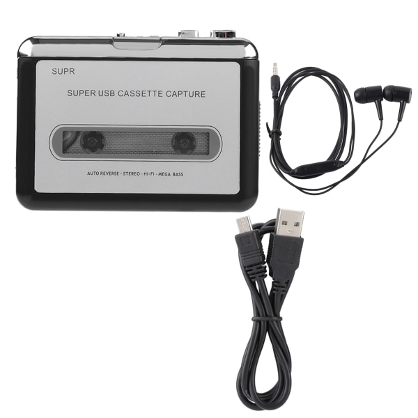 Bånd til PC Kassetteoptager MP3 CD Converter Capture Digital Audio Music Player++