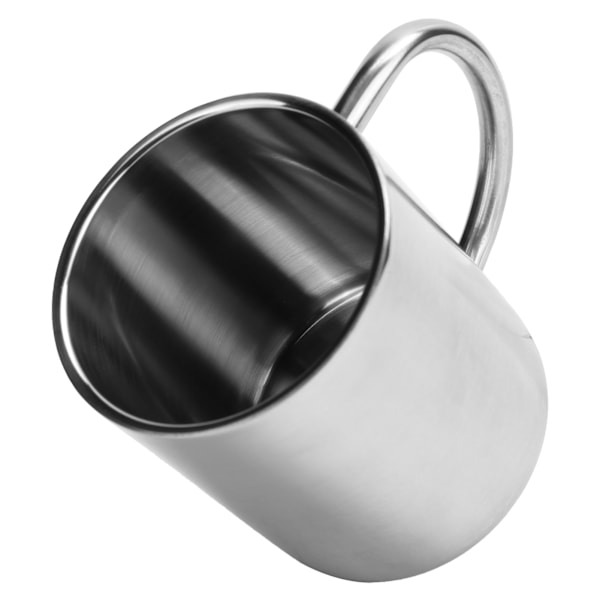 Bærbar 304 Rustfrit Stål Kaffe Kop med Håndtag - 300ml