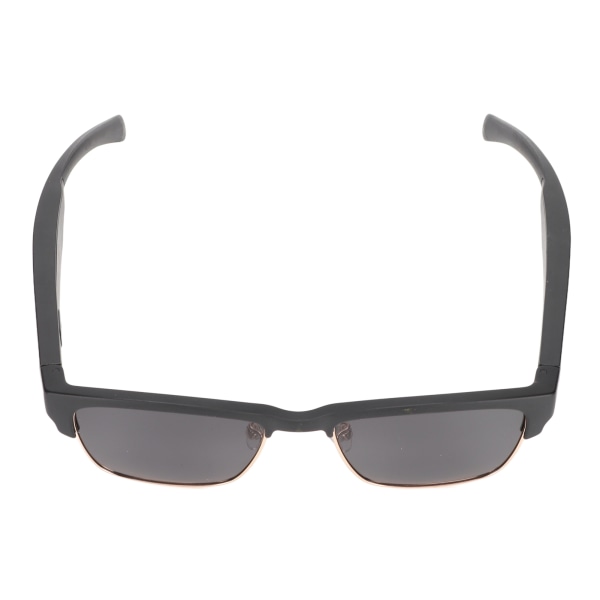 Bluetooth-solbriller Polariseret linse Vandtætte smarte briller med åbne øre-hovedtelefoner til kørsel LøbGyldent stel ++