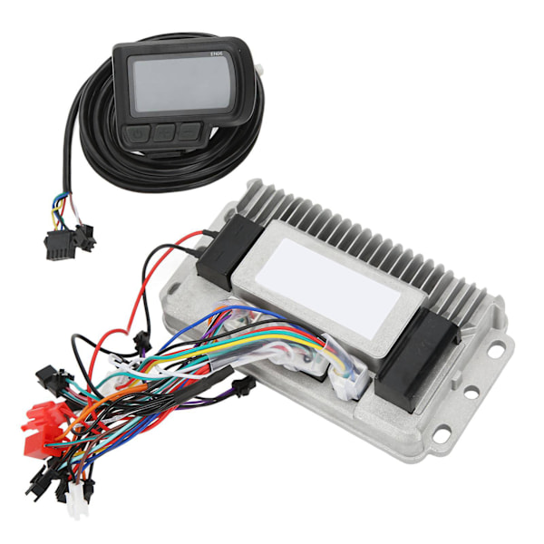 EN06 LCD-display och borstlös motorstyrenhet för 36V/48V 1000W elcykel