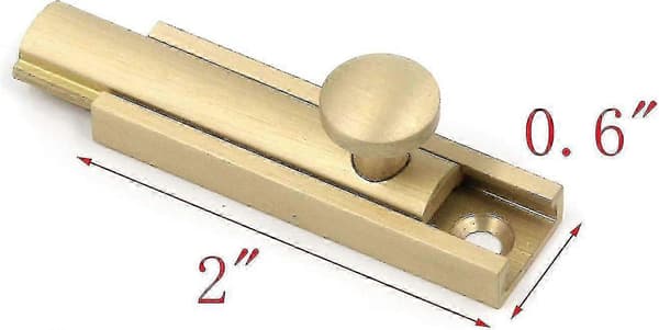 Solid Surface 5 cm mat pipregel med låsebeslag Kompatibel med skydedør Gold