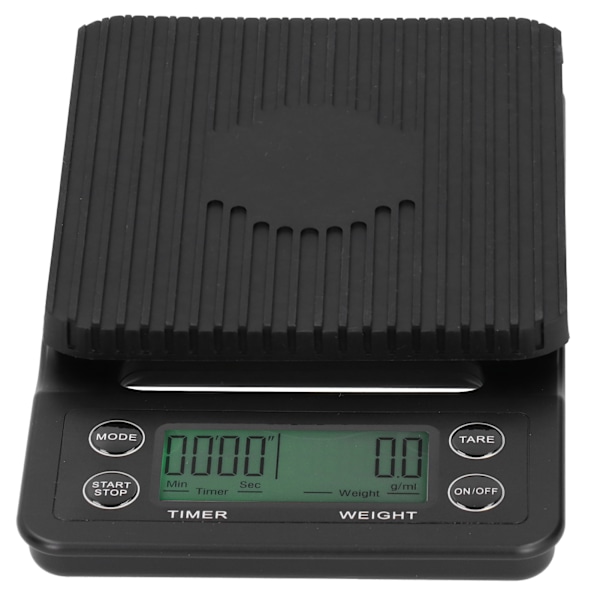 Multifunktionell LCD Digital Kökskaffevåg - 3kg/0.1g Noggrannhet med Timer