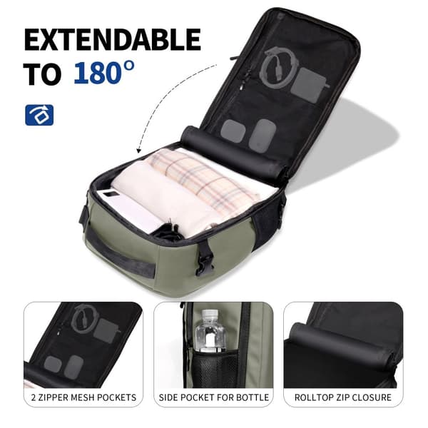 Tech-Protect Reppu 20L 40x20x25 Defender Oliivinvihreä 810