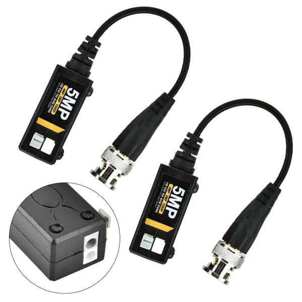 8MP High Definition Spliced Passiv Video Balun Transmission Twisted Pair Sändare