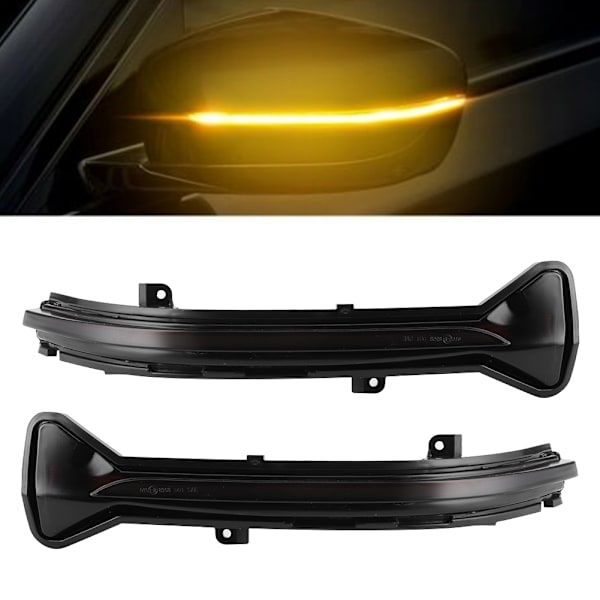 LED-dynaamiset virtaavat vilkut, peilipeilin vilkku, sopii 5/6/7-sarjaan G30 G31 G32 G11 G12