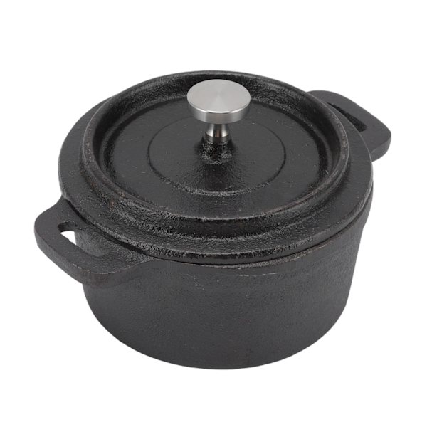Traditionell Dubbel Holländsk Ugn med Tjock Gjutjärnskokkärl - 20CM Diameter