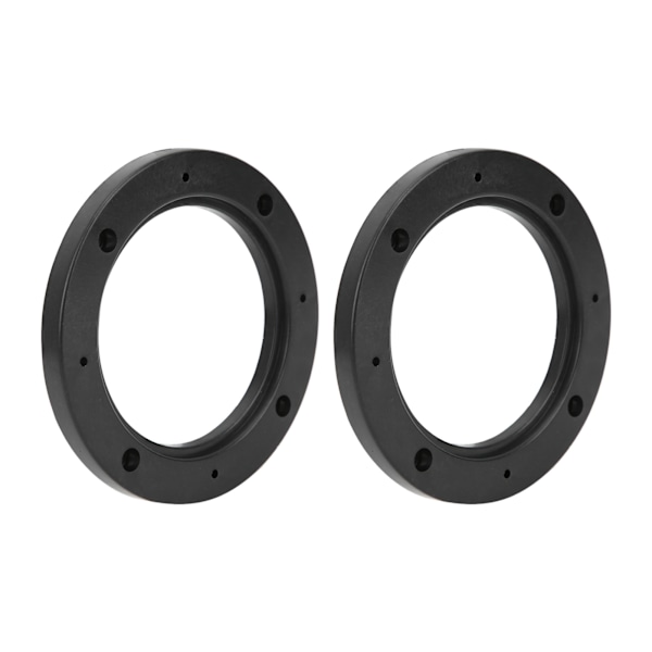 2 stk 4-tommers bilstereo høyttalerring Pad Svart Bil Modifisering Erstatning Universal