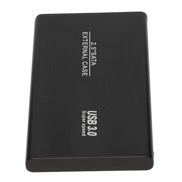 USB3.0 HDD-kabinett 2,5 tommer 5 Gbps Ultra tynn lett HDD-kabinett-adapter for bærbare datamaskiner for WIN 7 for WIN 10 Svart