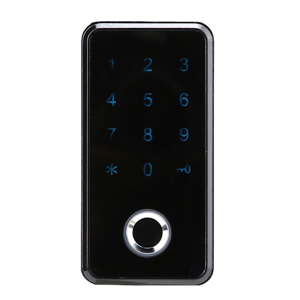 Smart Keyless Fingeraftryk Digital Adgangskode Elektronisk Lås Til Skab Fil Skab (Sølv)