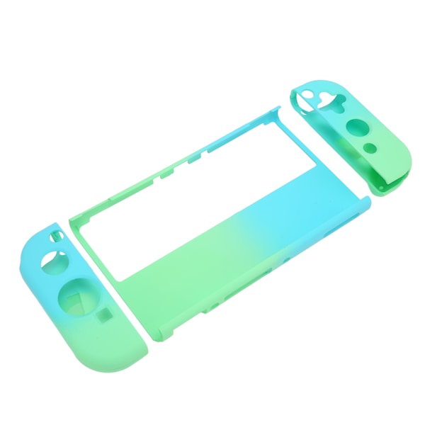 Skyddsöverdrag för spelkonsol, Gradient Ergonomiskt Grepp, Silikon, för Switch OLED, Blå Grön