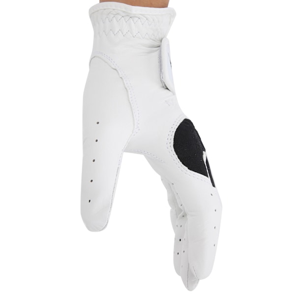 Vänsterhands Golfhandske Herr Cabretta Läder Grepp Halksäker Andningsbar Mjuk Sport Handskar (Handskar Yards 23# )