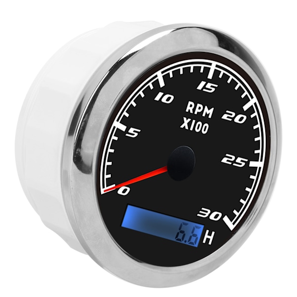 85 mm Osoitin kierroslukumittari RPM Kierroslukumittari IP67 ruostumaton teräs Universaali auto vene Merimusta