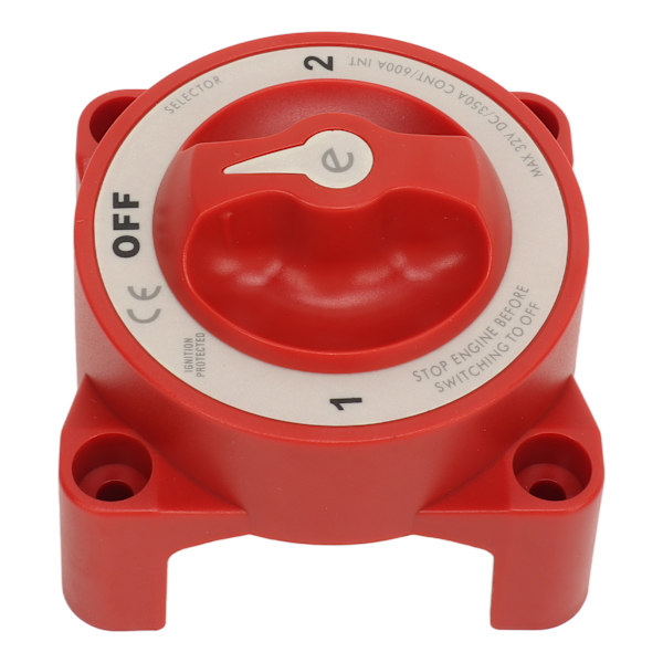 Batteriväljare Rotary Knop 3 Knoppar 350A 32V Batterifrånkopplingsbrytare för RV Marine Automotive 11001 (3 Position)