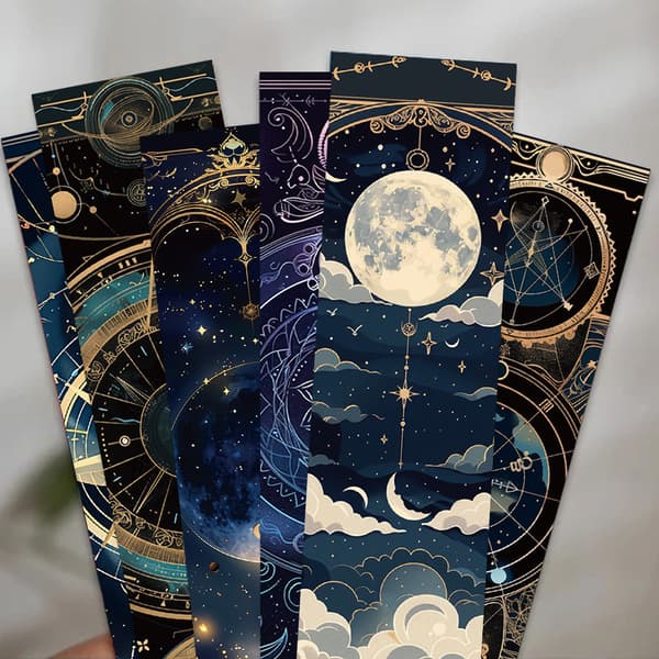 【BEMS】30 Tarot Secret Bookmarks, Exquisite Creative Book Decoration, DIY Handbook Reading Note Cards