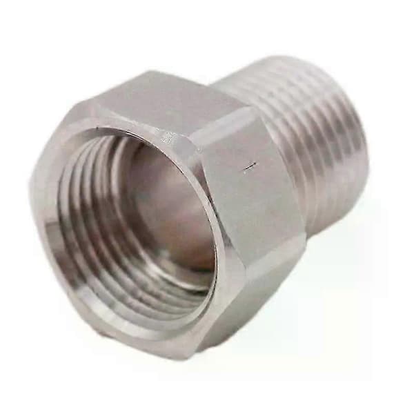 Rustfritt stål 5/8 innvendig BSP x 1/2 utvendig NPS/BSP/NPT-adapter Fatkobling Øltappadapter Hjemmebryggingsutstyr