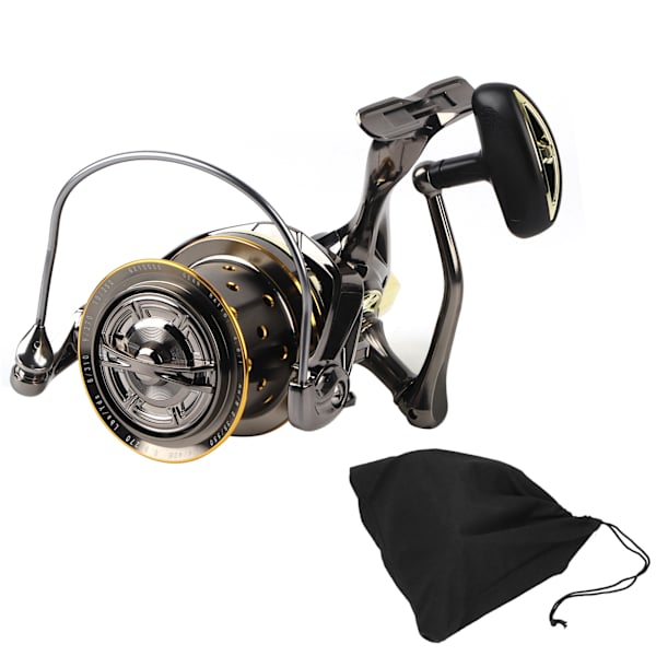 GX Fishing Spinning Reel Ruostumattomasta Teräksestä Valmistettu Laakeri Vasen/Oikea Vaihdettavat Kahva Pyörä GX10000