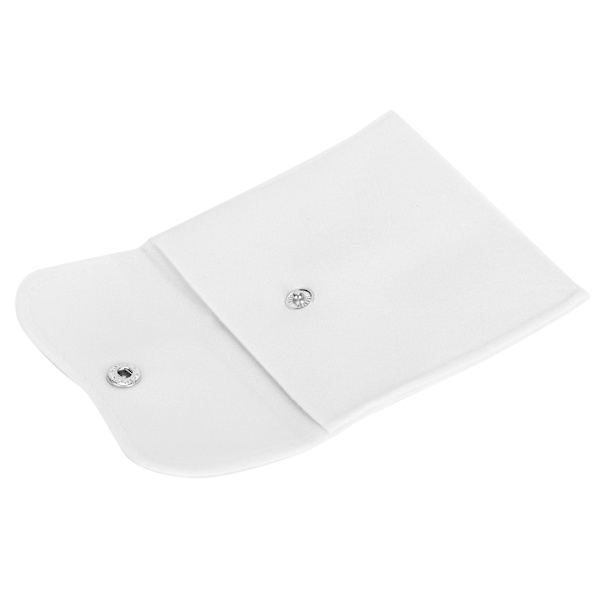 Mjuk Flanell Förvaringsväska Bärbar Örhängen Halsband Armband Organiseringsväska Påse LBeige