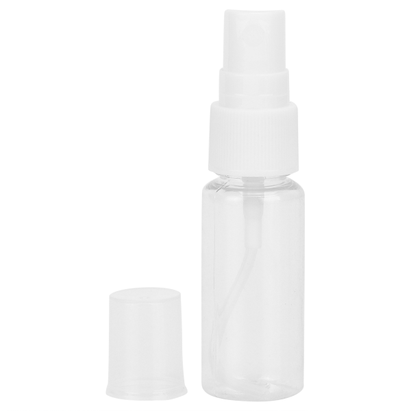 TIMH Mini Empty Travel Spray Bottle Läpinäkyvä uudelleentäytettävä Fine Mist kosmeettinen suihkepullo 15 ml