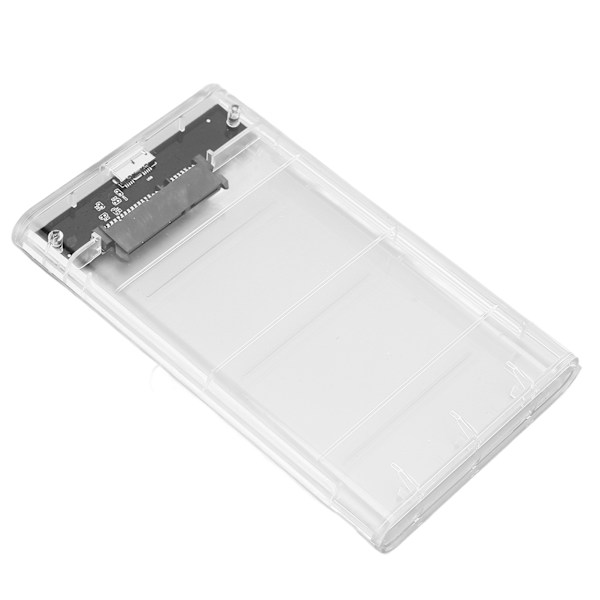2,5 tum Hårddiskinneslutning 5 Gbps Överföring Repskyddande Extern HDD-Fodral Adapter för 2,5 tum SATA Hårddiskar SDD