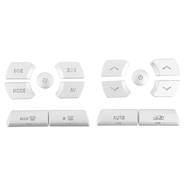 14 st Air Condition Button Cover Trim AC Control Dekaler Passar för Jaguar XF 2012‑2015