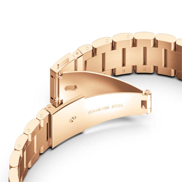 Link Bracelet Compatible with Garmin Venu 2S Replacement Strap, Rose Gold pink