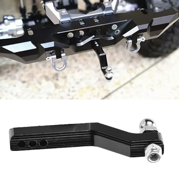 Metalltrailerkrok Drop Hitch 3-hålsgänga Justerbar för TRX-4 1/10 Skal RC-bil