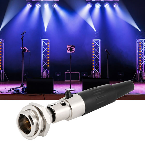 5 kpl 3-napainen Mini XLR Puhdas Kupari liitin DIY Audio Kaapelin Pistorasia Päänäppäinliitäntää varten