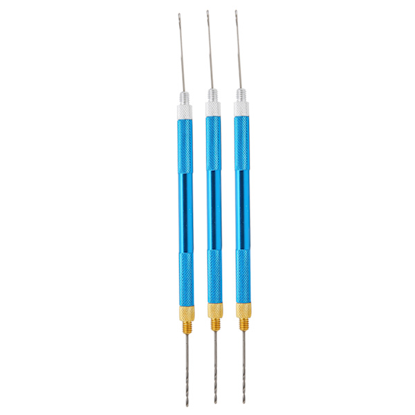 3-pack fiskebete-nålborr-kroksträngare multifunktionell aluminiumlegering