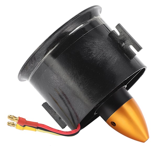 QXMotor 70mm EDF 6-bladig kanalfläkt med QF28223000KV 4S borstlös motor för RC-flygplan