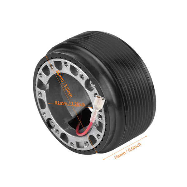 Aluminium Ratthubbadapter för Racingratt med 6 Bultar för MAZDA 323 MIATA MX3 MX5 MX6