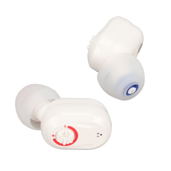 TIMH Earbuds kuulolaitteet Ladattava melua vaimentava kevyt digitaalinen kuulovahvistin eläkeläisille aikuisille Valkoinen