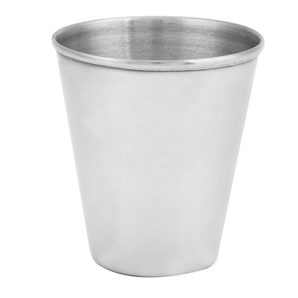 4-pack Bärbara Koppar i Rostfritt Stål för Utomhuscamping, Resor (M)