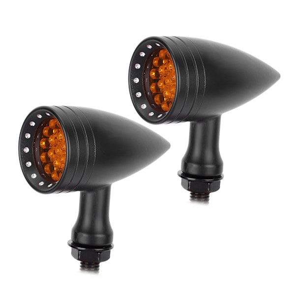 1 par Retro Style Motorsykkel Modifikasjon LED blinklys indikatorlamper for Yamaha / Honda / Kawasaki