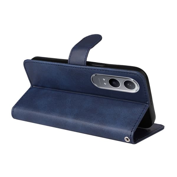 OnePlus Nord CE4 Lite 5G PU Læder Pung Etui Flere Farver Blå Blue Bl\u00e5