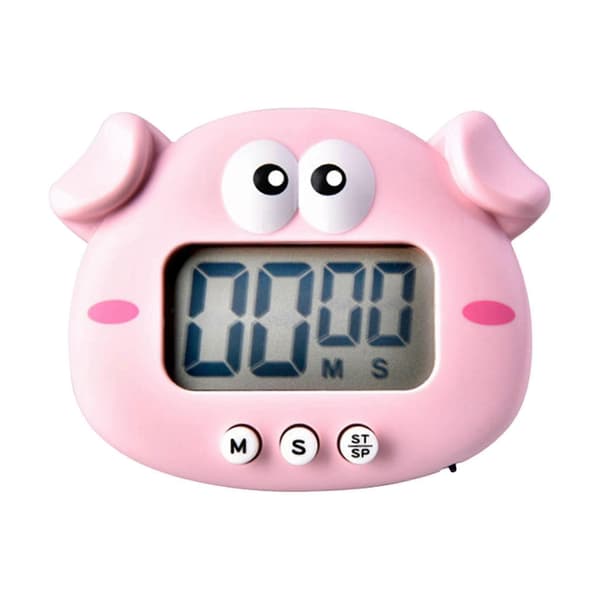 Digital kjøkkentimer Søt dyretimer med sterk magnetisk bakside Høy alarm